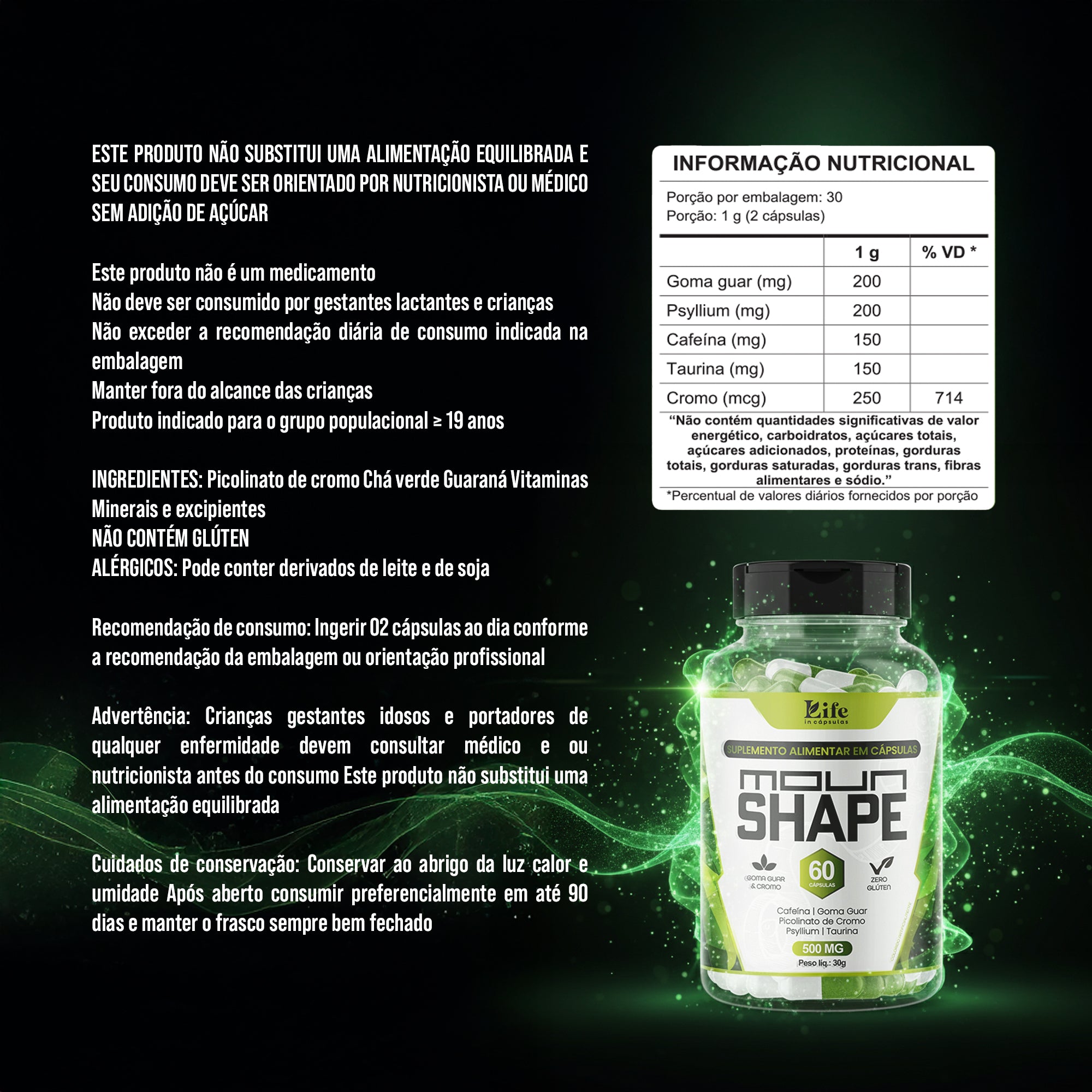 Moun Shape Suplemento Alimentar Vida Saudável Rotina Fitness Vitalidade Disposição Academia