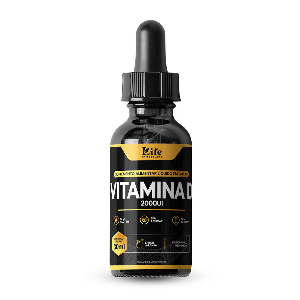 Vitamina D Life In Suplementos - 30 ml | Em gotas para Imunidade, Ossos e Energia
