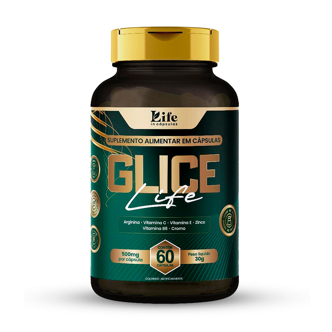 Glice Life - 60 Capsulas – Auxílio ao Metabolismo, Energia e Bem-Estar Diário