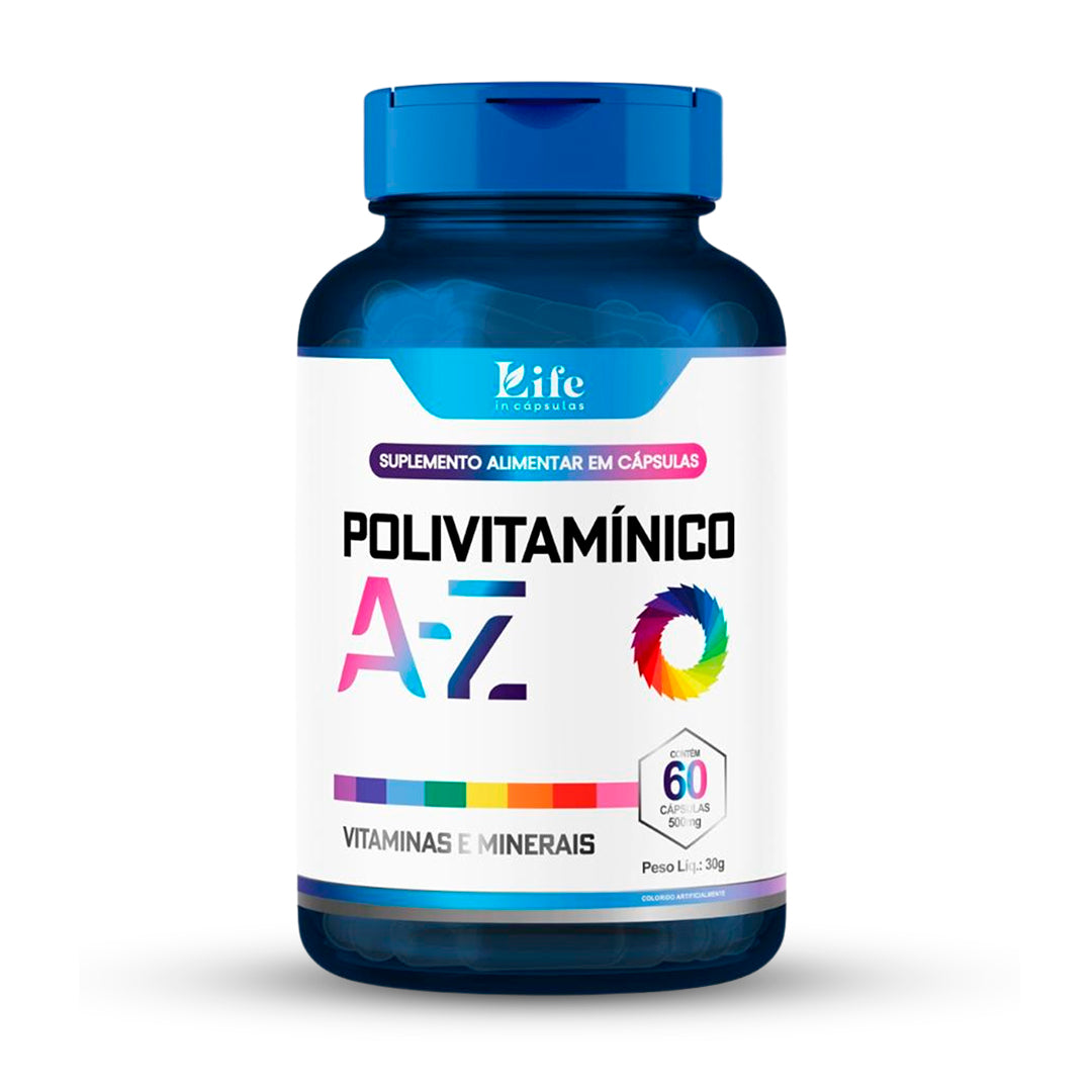 Polivitaminico Life in - 60 Cápsulas / 500 mg