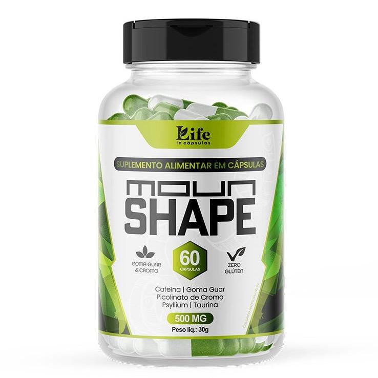 Moun Shape 60 Capsulas Suplemento Alimentar para Vida Saudável Rotina Fitness
