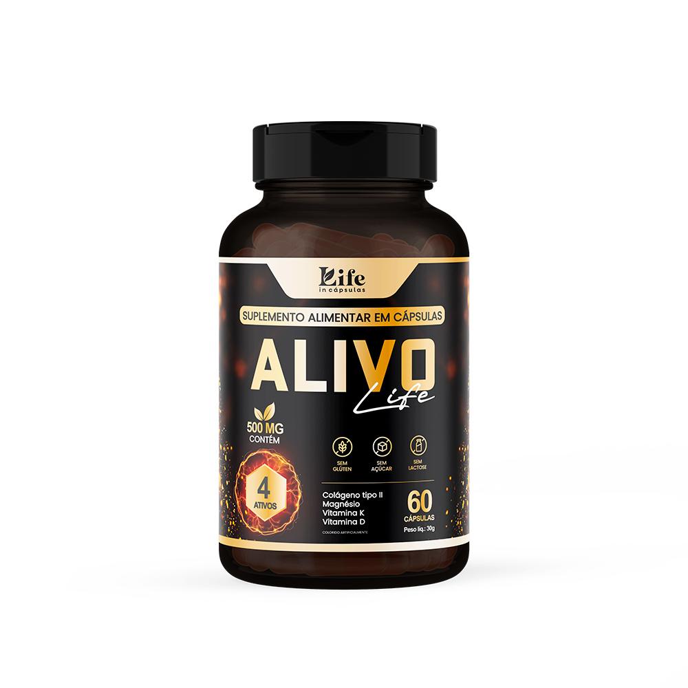 Alivo Life 60 Cápsulas – Sem dores, Articulações firmes, Músculos Resistentes.